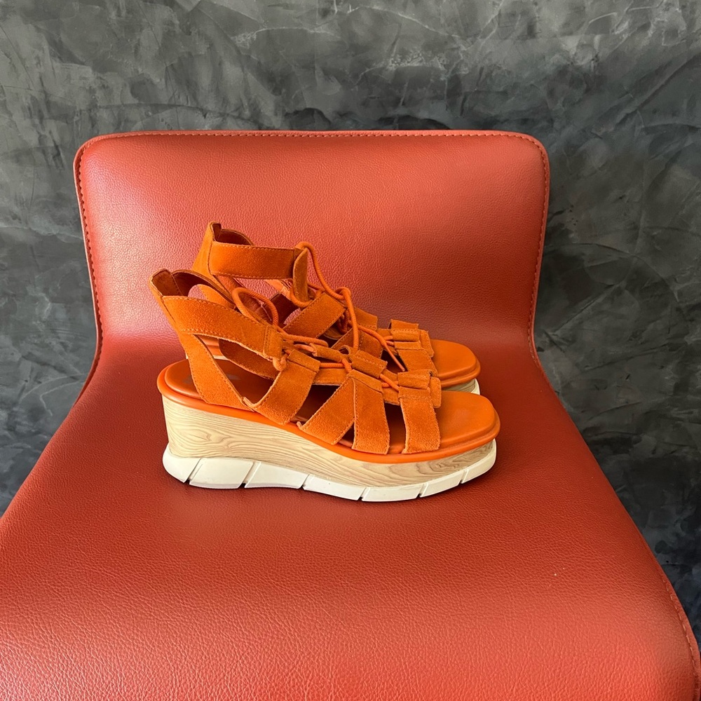 Sorel Orange Sandals Comfortable and Stylish